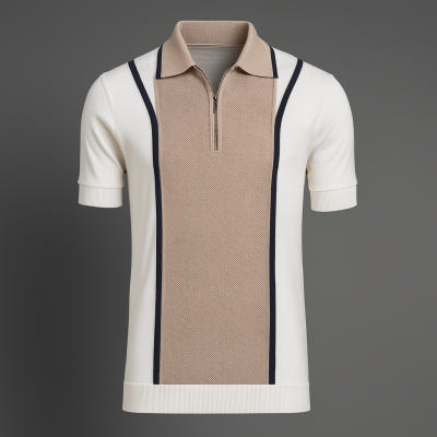 Golf Polo Zipper T-Shirt