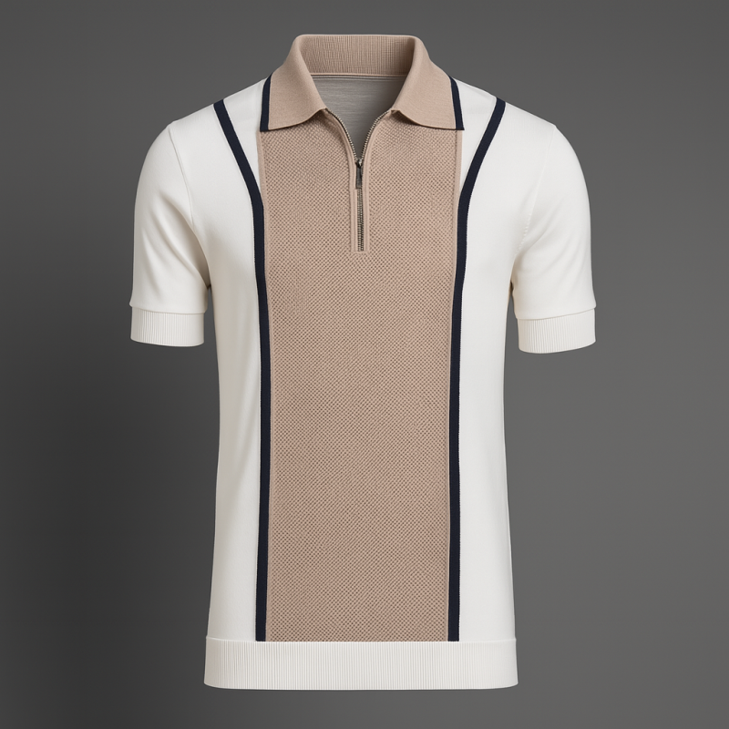 Golf Polo Zipper T-Shirt