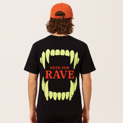 Men's Rave Neon T Shirt